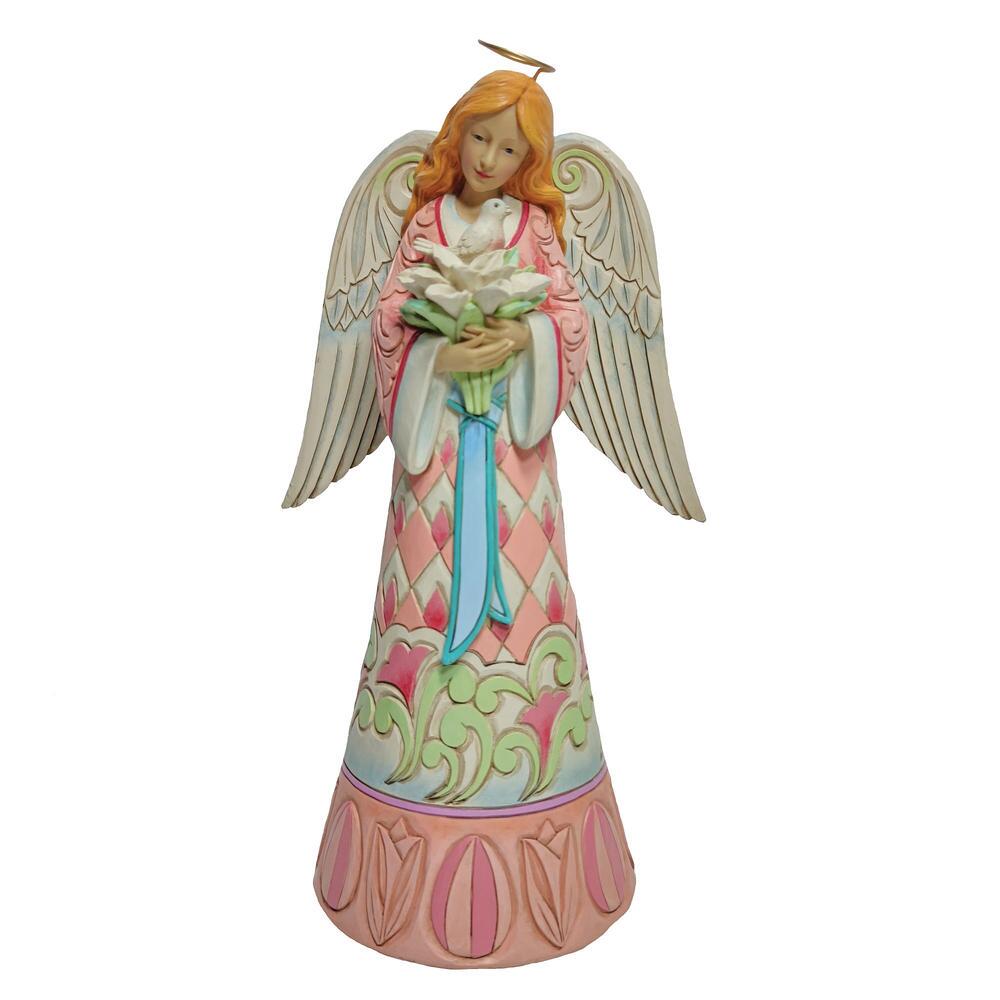 Easter Angel With Lillies & Dove - Lake Norman Gifts