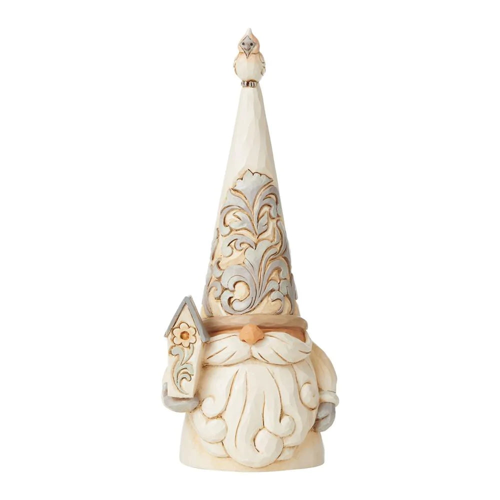 Gnome Holding Birdhouse - Lake Norman Gifts
