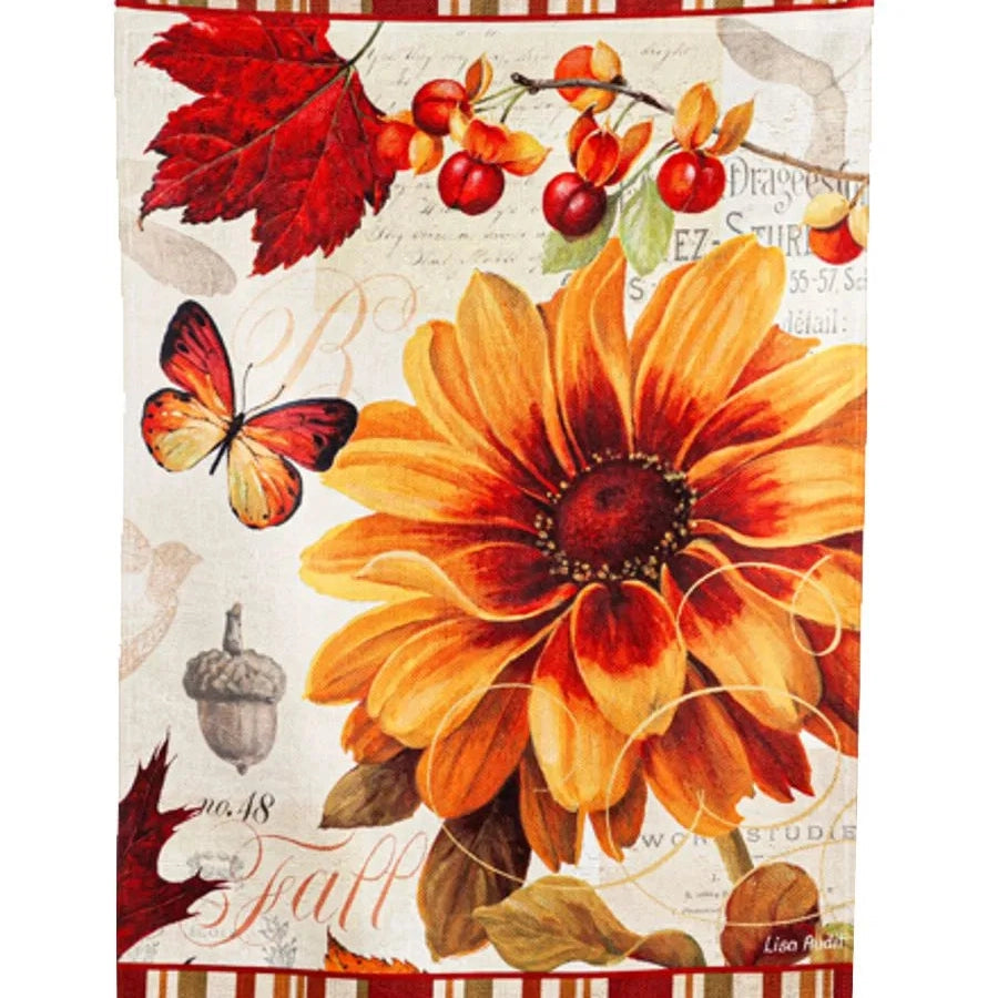 Fall in Love House Textured Suede Flag - Lake Norman Gifts