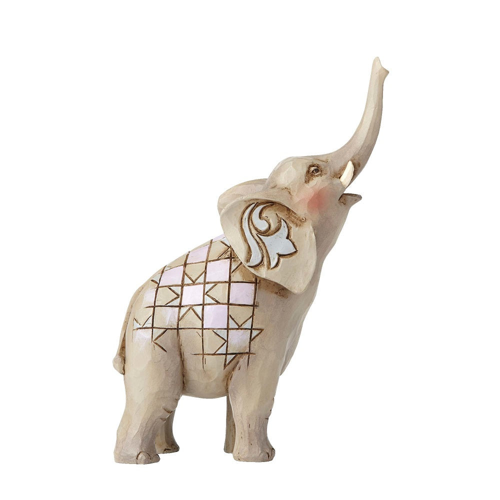 Mini Elephant with Raised Trunk - Lake Norman Gifts