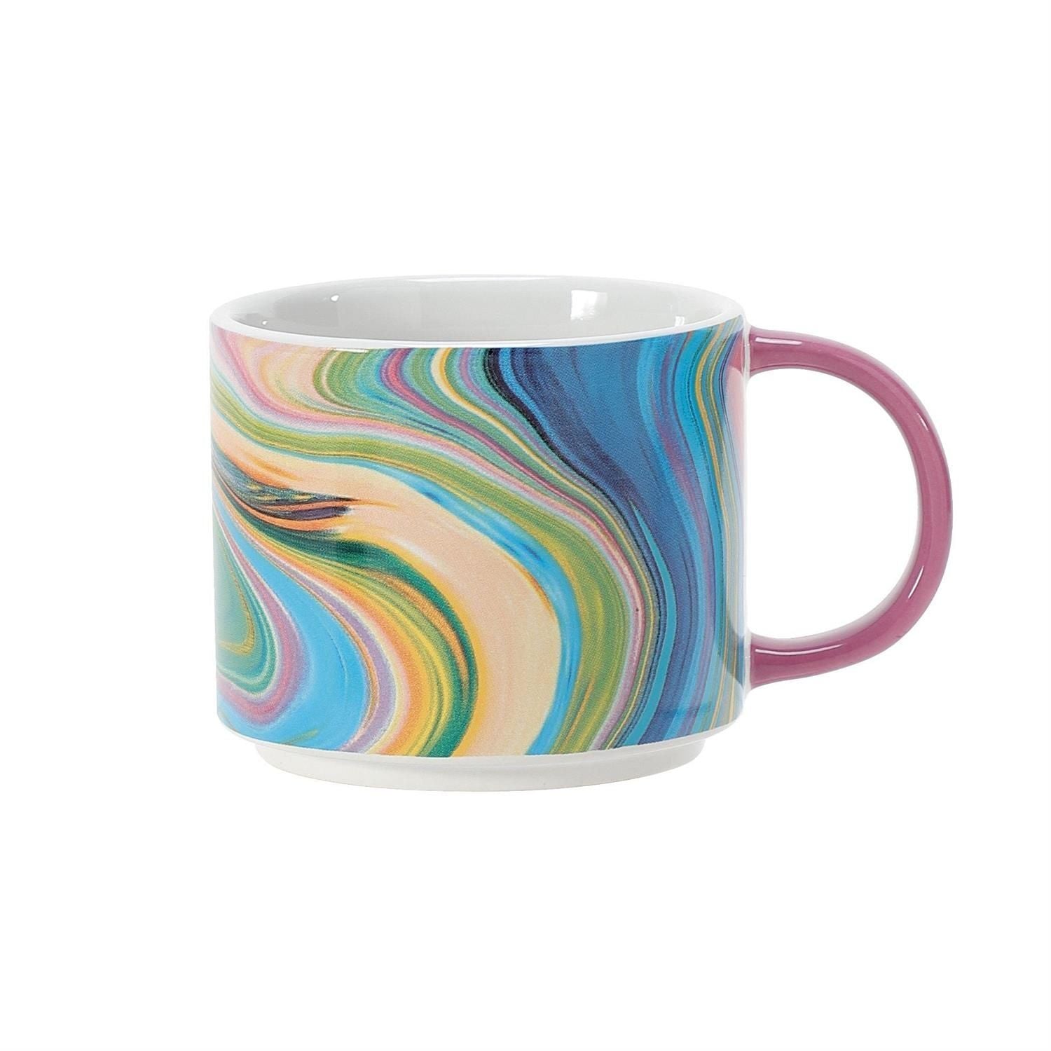 Purple Groove Stacking Mug