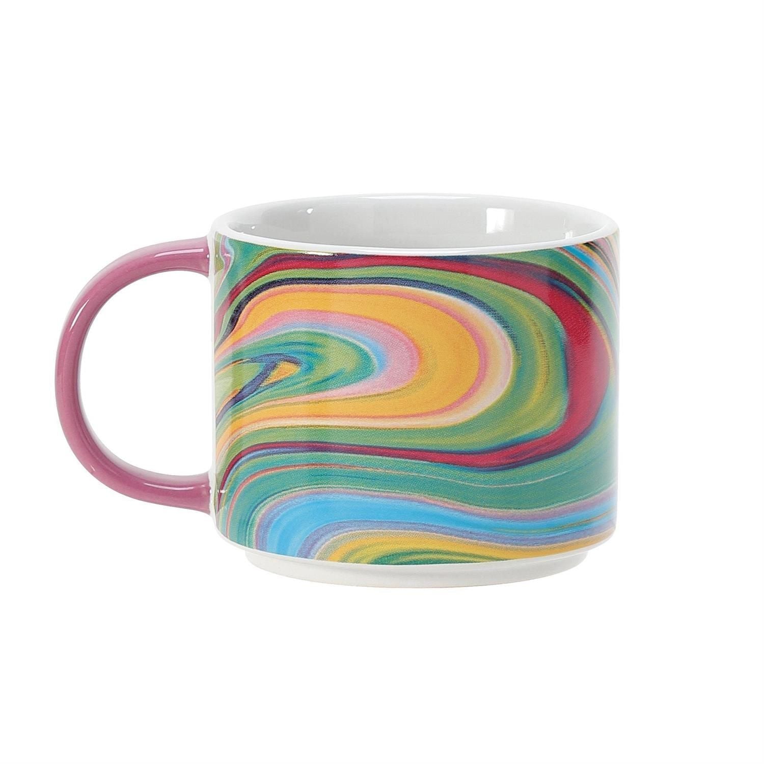 Purple Groove Stacking Mug