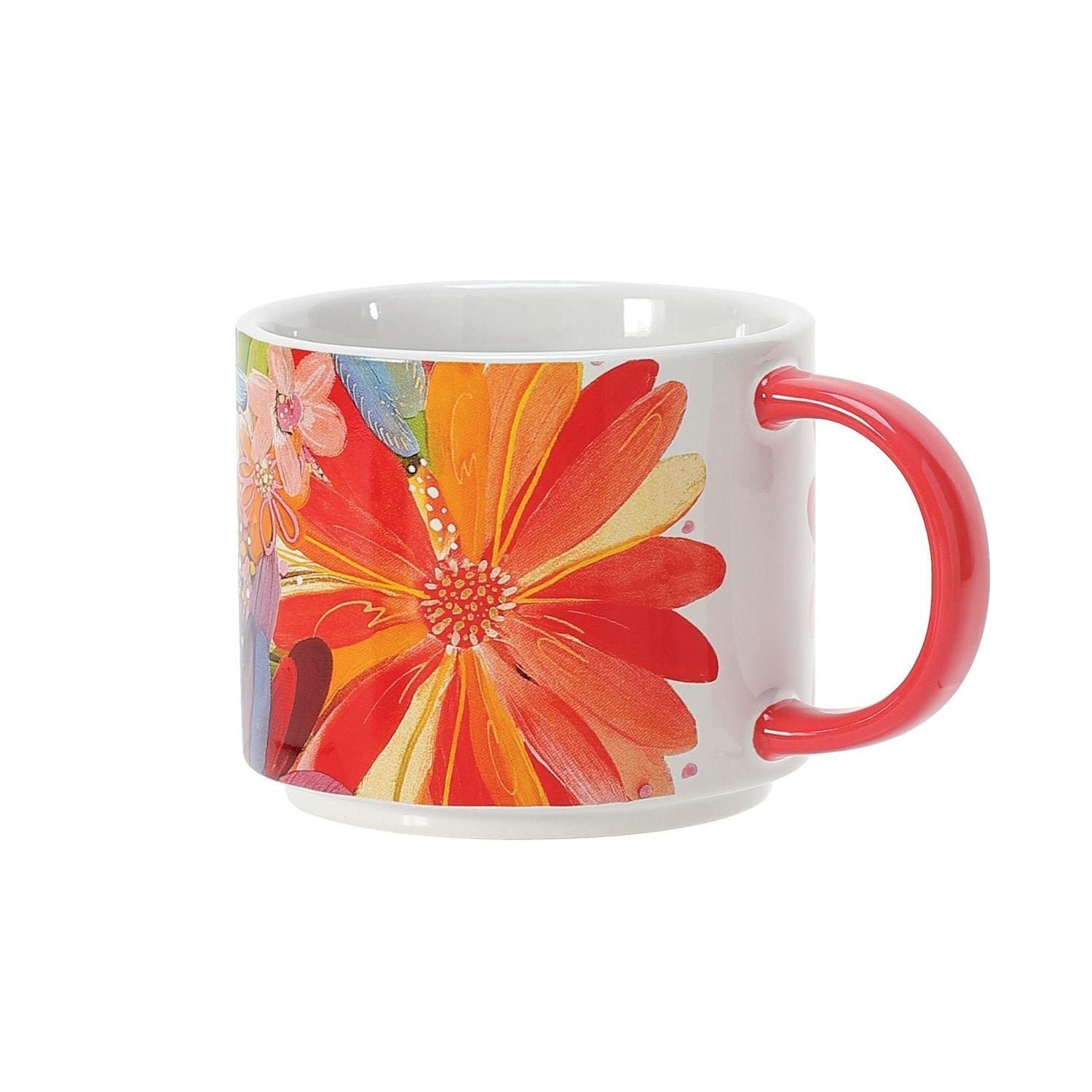 Red Garden Stacking Mug