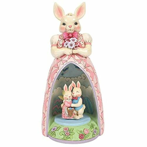 Bunny Lighted Rotating Scene - Lake Norman Gifts
