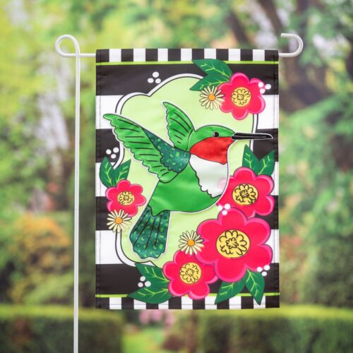 Spring Hummingbird Garden Flag