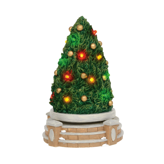 Lit Rotating Festive Tree - Lake Norman Gifts