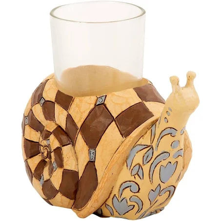 Jim Shore Snail Candle Holder - Lake Norman Gifts