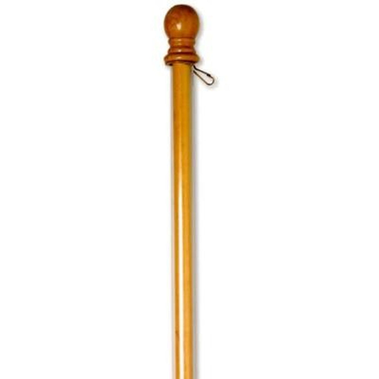 Wood House Flag Pole with Anti-Wrap Tube - Lake Norman Gifts